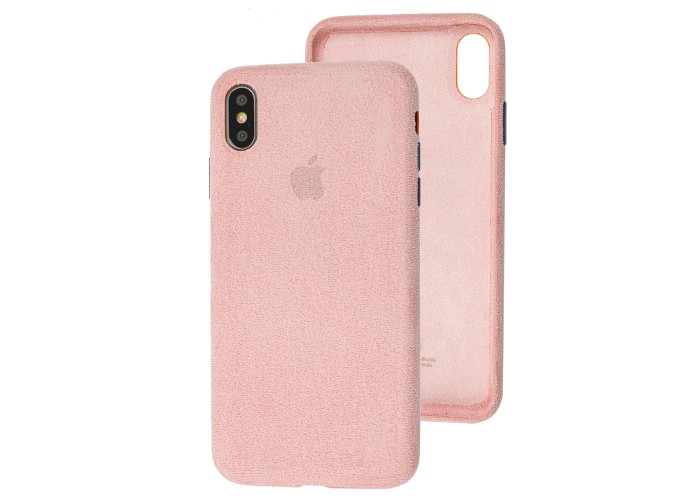 Чехол для iPhone Xs Max Alcantara 360 