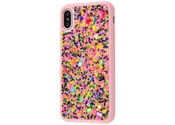 Чехол для iPhone Xs Max Bling pearl diamonds красочный