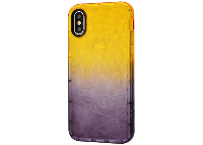 Чехол для iPhone Xs Max Gradient Gelin case желто-фиолетовый