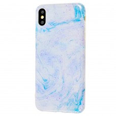 Чехол для iPhone Xs Max Light Mramor case 360 (04)