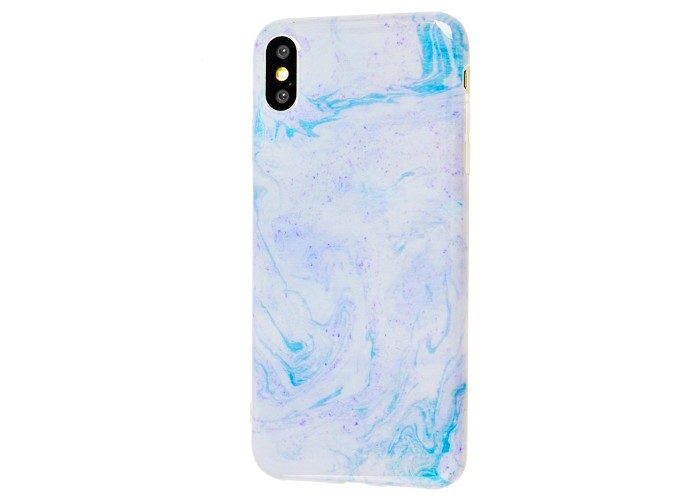 Чехол для iPhone Xs Max Light Mramor case 360 (04)