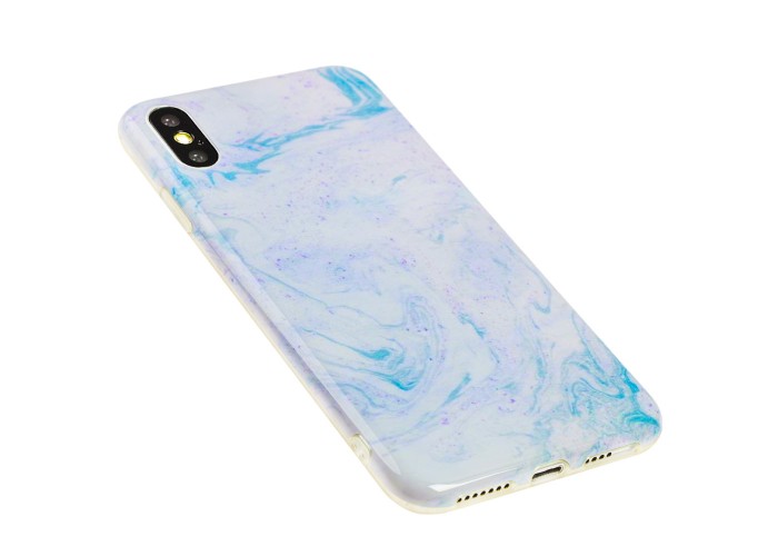 Чехол для iPhone Xs Max Light Mramor case 360 (04)