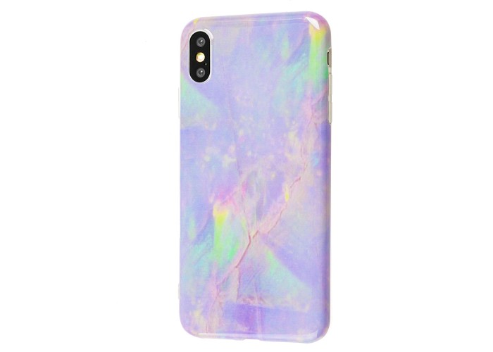 Чехол для iPhone Xs Max Light Mramor case 360 (06)