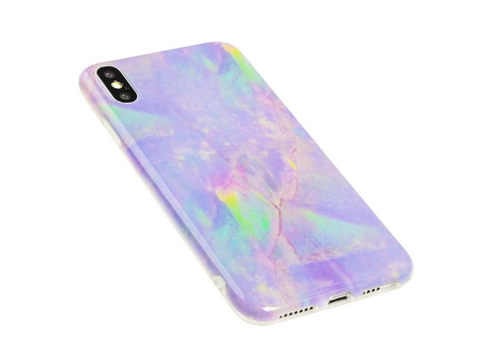 Чехол для iPhone Xs Max Light Mramor case 360 (06)