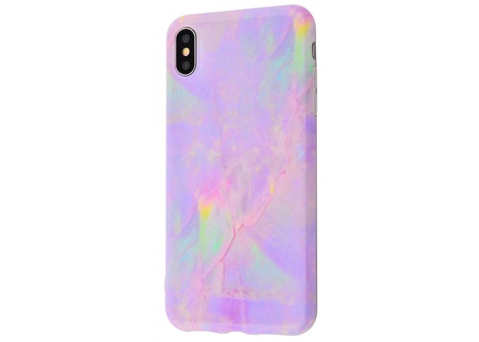 Чехол для iPhone Xs Max Light Mramor case 360 (06)