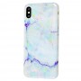 Чехол для iPhone Xs Max Light Mramor case 360 (08)
