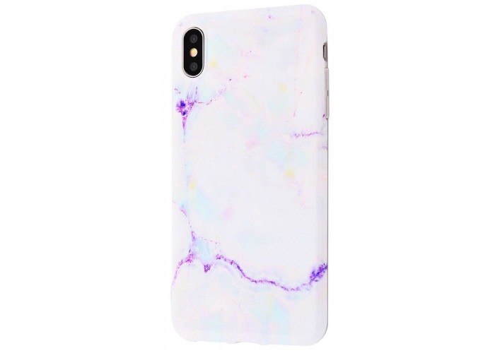 Чехол для iPhone Xs Max Light Mramor case 360 (08)