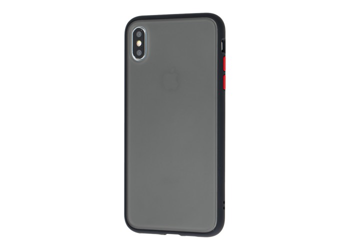 Чехол для iPhone Xs Max LikGus Maxshield черно-красный