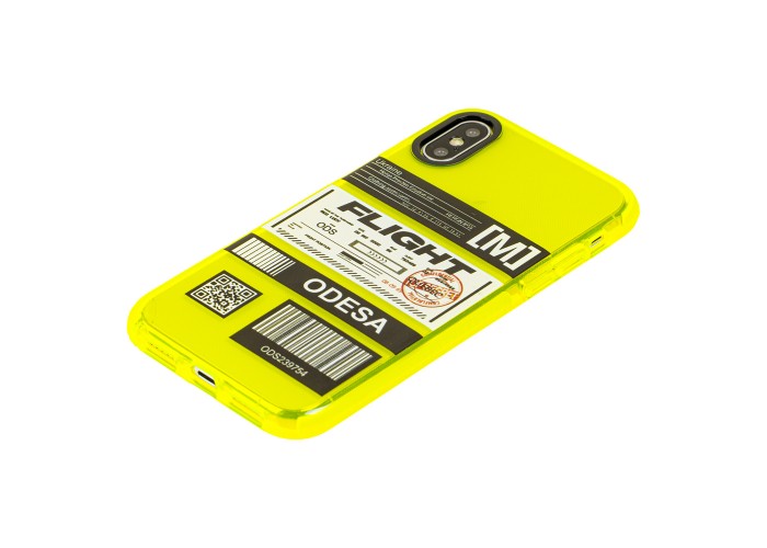 Чехол для iPhone Xs Max Neon print flight