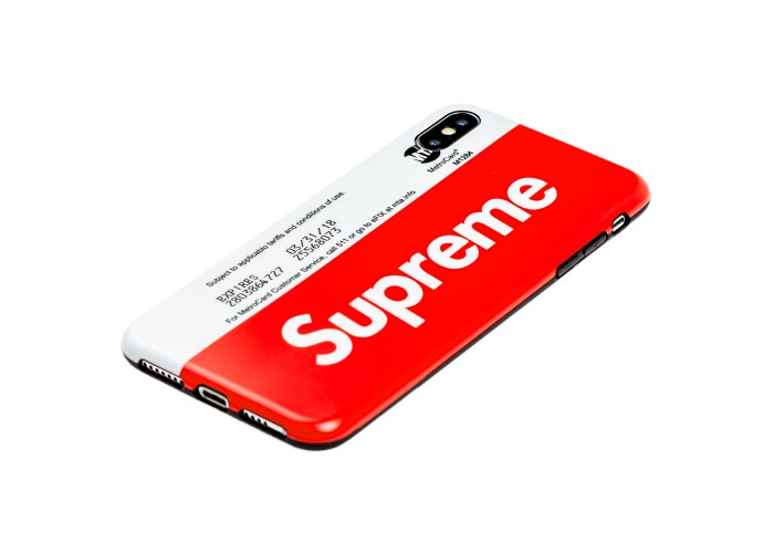 Чехол для iPhone Xs Max  IMD красно белый