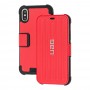 Чехол книжка для iPhone X / Xs UAG Metropolis красный