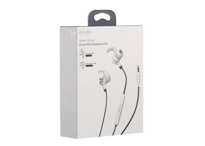 Гарнитура Baseus Encok H31 белый
