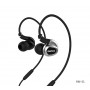 Спортивные вакуумные наушники Remax RM-S1 Sport headphones black черный