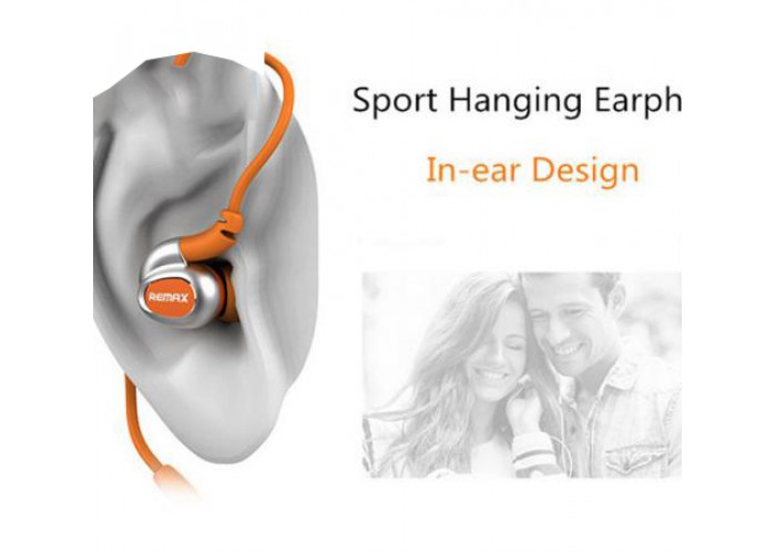 Спортивные вакуумные наушники Remax RM-S1 Sport headphones black черный