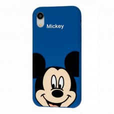 Чехол 3D для iPhone Xr Disney Mickey Mouse синий