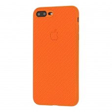 Чехол Carbon New для iPhone 7 Plus / 8 Plus оранжевый