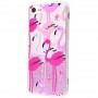 Чехол Chic Kawair для iPhone 7 / 8 розовые фламинго