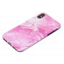 Чехол IMD для iPhone X / Xs Mramor розовый