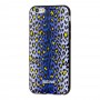 Чехол Just cavalli для iPhone 6 леопард мелк фиолет