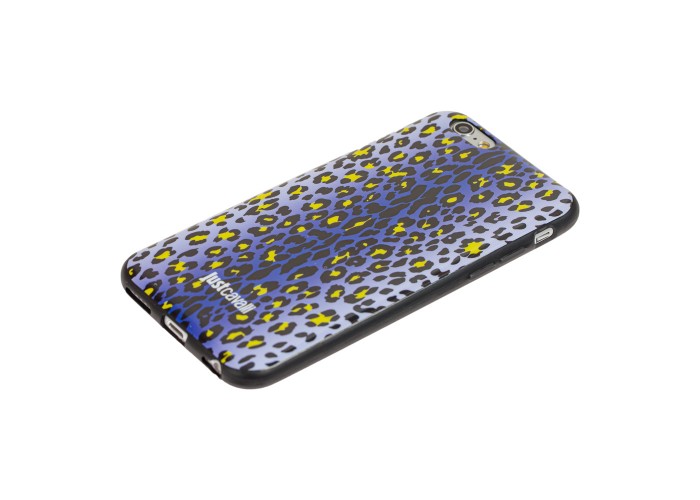 Чехол Just cavalli для iPhone 6 леопард мелк фиолет