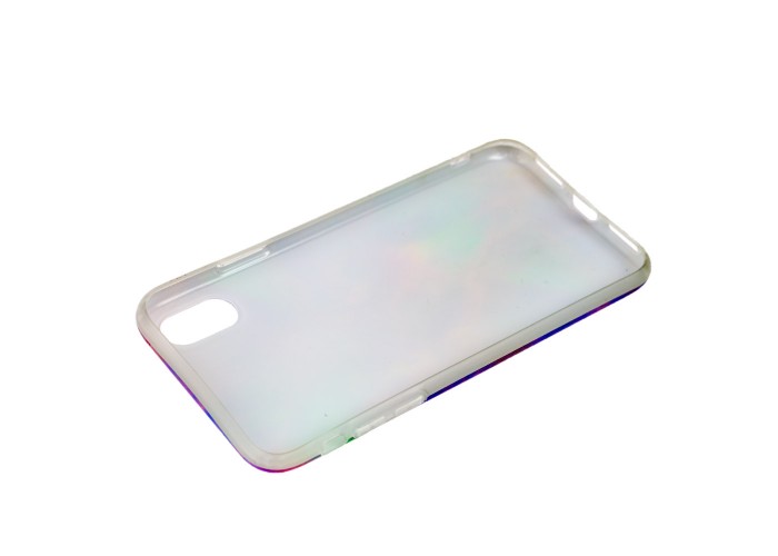 Чехол Light Mramor для iPhone X / Xs case 360 мраморный фиолет