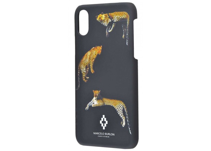 Чехол Marcelo для iPhone X / Xs Burton Soft Touch леопард