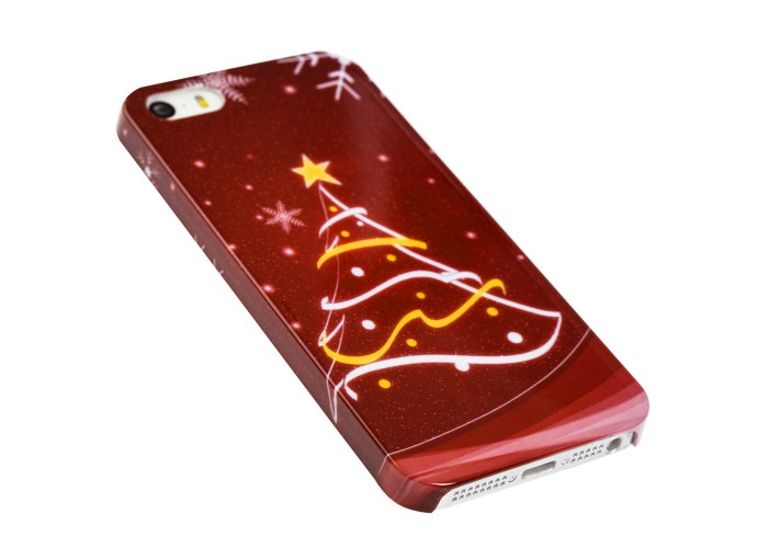 Чехол Merry Christmass для iPhone 5 елка
