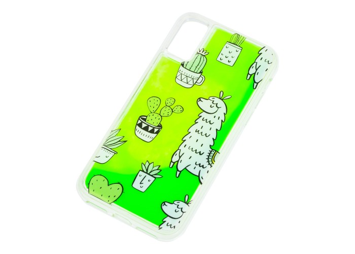Чехол Neon песок для iPhone X / Xs зеленый 