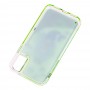 Чехол Neon песок для iPhone X / Xs зеленый 