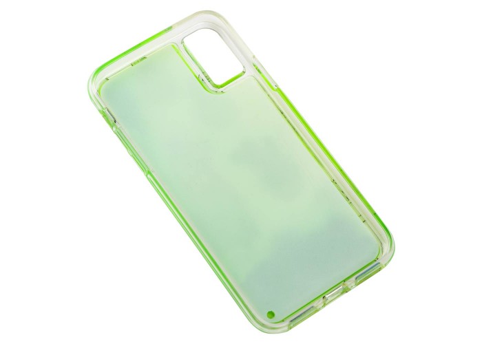 Чехол Neon песок для iPhone X / Xs зеленый 