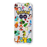 Чехол Pokemon GO для iPhone 5 прозрачные