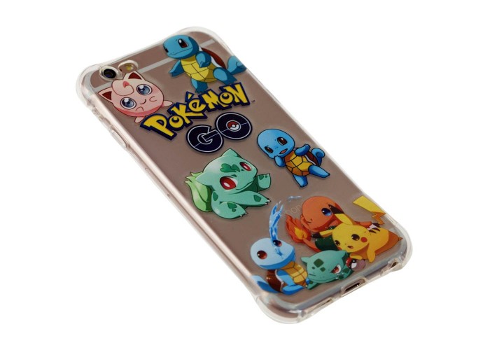 Чехол Pokemon GO для iPhone 6 усиленные углы два