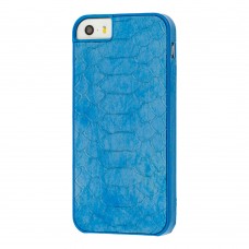 Чехол Rock Royal для iPhone 5 синий питон