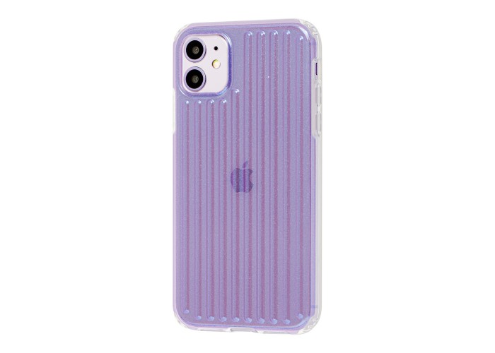Чехол для iPhone 11 Gradient Laser сиреневый