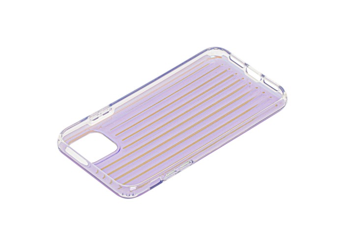 Чехол для iPhone 11 Gradient Laser сиреневый