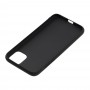 Чехол для iPhone 11 Leather cover черный