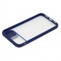Чехол для iPhone 11 LikGus Camshield camera protect синий