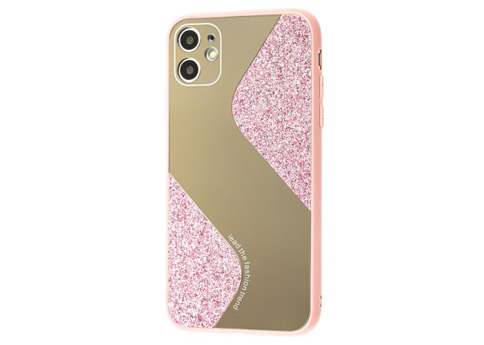 Чехол для iPhone 11 Shine mirror розовый