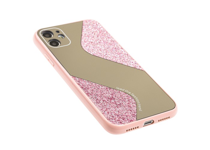 Чехол для iPhone 11 Shine mirror розовый