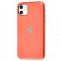 Чехол для iPhone 11 Silicone case (TPU) коралловый