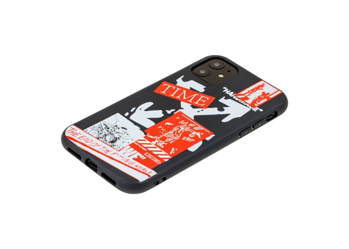 Чехол для iPhone 11 Smoothy print off-white time