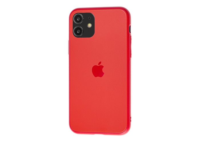 Чехол для iPhone 11 TPU Matt красный