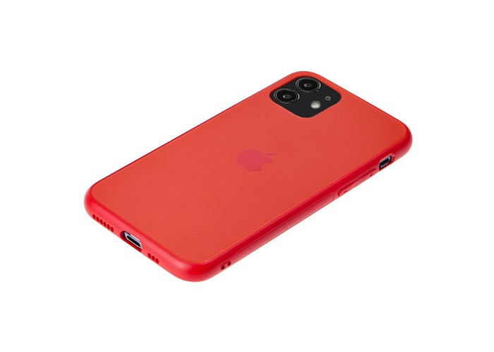 Чехол для iPhone 11 TPU Matt красный