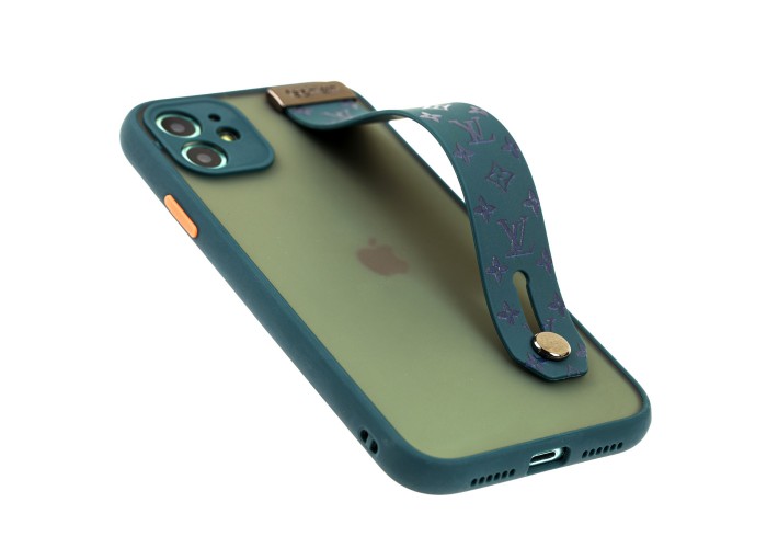 Чехол для iPhone 11 WristBand LV зеленый
