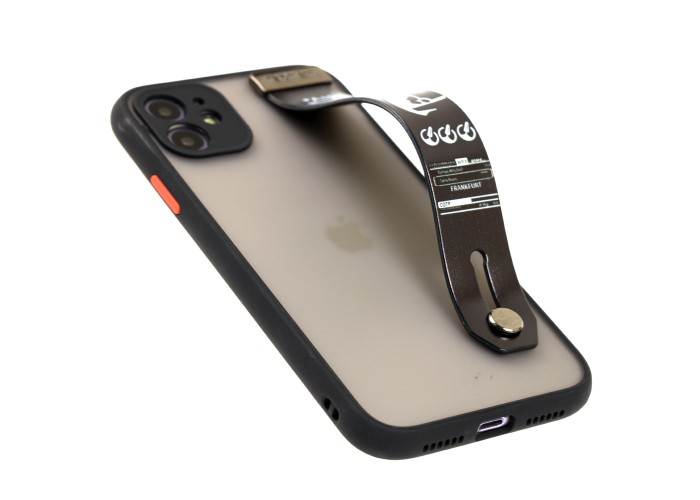 Чехол для iPhone 11 WristBand Nasa черный