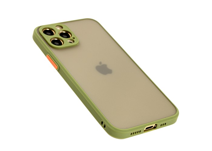 Чехол для iPhone 12 Pro LikGus Totu camera protect зеленый