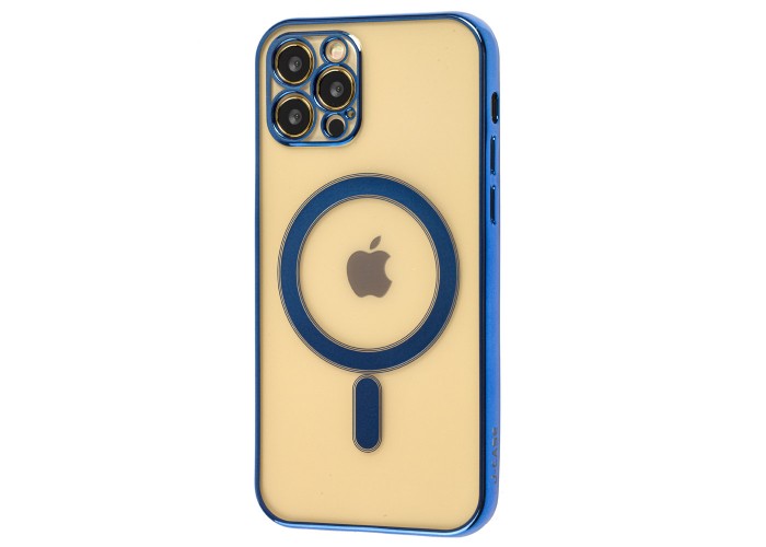 Чехол для iPhone 12 Pro MagSafe J-case синий