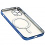 Чехол для iPhone 12 Pro MagSafe J-case синий