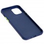 Чехол для iPhone 12 Pro Max Bracket flap синий