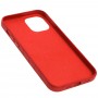 Чехол для iPhone 12 Pro Max Leather croco full красный